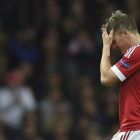 El jugador alemán del Manchester United, Bastian Schweinsteiger, durante un partido de la Champions 2015-16.