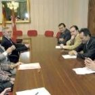 Los fiscales, en primer término la leonesa Lourdes Rodríguez, se reunieron ayer en Burgos