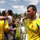El portero y capitán Diego Calzado no pudo contener las lágrimas el día que devolvió a la Cultural a Segunda B.
