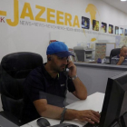 Oficina de Al Jazira en Jerusalén.