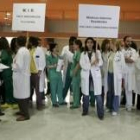 Concentración de los médicos en el complejo hospitalario de León