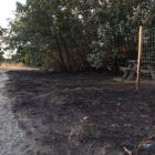 Imagen del estado en el que quedó la zona afectada en San Martín y Mudrián, en la provincia de Segovia.