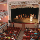 El Teatro Villafranquino,durante una de las últimas fiestas de la poesía de Villafranca