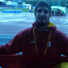 Daniel Pérez, medallista de plata en el Europeo paralímpico.