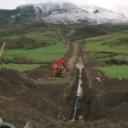 Obras de construcción del gasoducto en 1999. NORBERTO