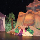 Una escena de la obra de Teatro Mutis.