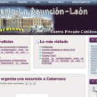 Aspecto que presenta la nueva página web de La Asunción.