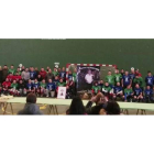 Imagen de los participantes en el homenaje a ‘Aguirretxu’, el pasado 2 de enero en Santa María. DL