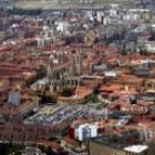 Imagen aérea de la capital leonesa que aspira a ser considerada «Gran Ciudad»