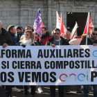 Concentración de las auxiliares de Compostilla. ANA F. BARREDO