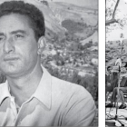 Gilberto Núñez Ursinos, el poeta que influyó en Mestre. Derecha, en la Fiesta de la Poesía de 1969. DL