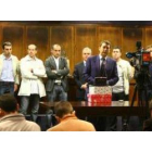 El alcalde Carlos López Riesco anunció el ajuste salarial con la presencia y el apoyo expreso de tod
