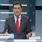 Juanma Moreno en el debate a cuatro de RTVE.