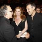 Los «hombres-pájaro» o estatuillas realizadas por Amancio González que se entregaron a l