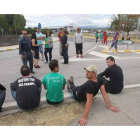 Operarios de Vitro en una de las protestas contra el cierre.