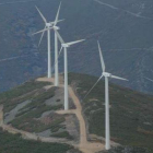 Los parques eólicos proliferan en el Bierzo.
