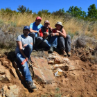 Parte del equipo que ha recogido muestras para los proyectos Caia y Gala de búsqueda de oro.