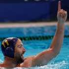 Mallarach celebra tras anotar un tanto al portero norteamericano en cuartos de final. JOSÉ MÉNDEZ