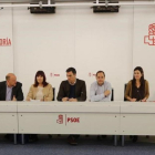 El secretario general del PSOE, Pedro Sánchez, preside, este lunes, la reunión de la ejecutiva federal del partido.