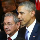 Imagen del encuentro entre Castro y Obama en abril en Panamá.