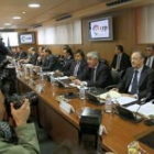 Un momento de la Asamblea General Extraordinaria de la Liga de Fútbol Profesional (LFP).