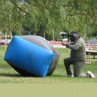 Imagen de archivo de una actividad de paintball en León.