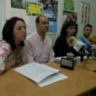 Cristina López, de Cáritas, Gabriel Rodríguez, Boriana y Raúl presentaron ayer Interculturas