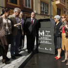 Representantes del Ayuntamiento, Cáritas y Asprona.