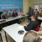 Los alcaldes mineros de la provincia se reunieron ayer en Ponferrada con Losa y Velasco