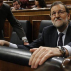 El presidente del Gobierno en funciones, Mariano Rajoy, en el Congreso de los Diputados.