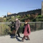 Vista de la ladera que se revegetará, desde el puente García Ojeda