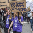Marcha feminista del pasado 8-M.