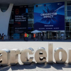 Acceso al recinto ferial donde se celebrará el Mobile World Congress (MWC) de Barcelona a partir de mañana. QUIQUE GARCÍA