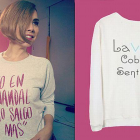 Chenoa saca a la venta una sudadera con la frase: 'La vida cobra sentido...'