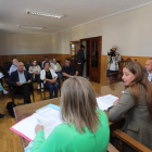 Participantes en la reunión del Consejo Agrario Provincial celebrada en Molinaseca. ANA F. BARREDO