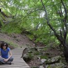 Sonia Trobajo Pérez en el Faedo de Ciñera.
