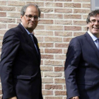 Carles Puigdemont y Quim Torra, el pasado 28 de julio.