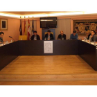 Imagen de la sesión plenaria celebrada ayer en el Ayuntamiento de Valencia de Don Juan.