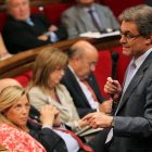 El presidente de la Generalitat, Artur Mas, en el Parlament en una imagen de archivo.