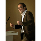 Josep Rull, en su intervención de ayer en la convención.