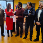 Encuentro de Muñoz con los representantes de la Asociación de Antiguos Alumnos Agustinianos de León. JCYL