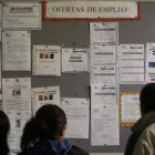 Oficina de empleo en la capital leonesa.