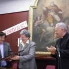 Un momento del homenaje celebrado ayer en León.