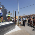 Inauguración de la escultura de la ruta de Künig en Santa Marina del Rey. RAMIRO