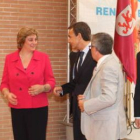 Ruiz, Zapatero, Fernández y Hermida, en un momento del acto de inauguración del Ceard.