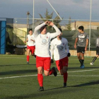 Los jugadores del Santa Marta celebran la victoria lograda frente a la Cultural de la categoría Nacional Juvenil. MORGAN/LA GACETA DE SALAMANCA