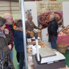 El chivo fue ayer protagonista en los stands de la feria.  PLANILLO