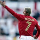 Beckham sufrió con Inglaterra un esguince en su tobillo izquierdo