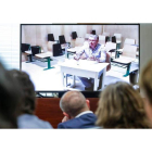 Granados compareció por videoconferencia. EMILIO NARANJO