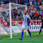 Yuri volvió a marcar y esta vez lo hizo transformando un penalti que cometió Cuéllar sobre el propio delantero brasileño de la Deportiva, que ya suma ocho goles esta temporada.
